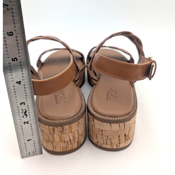 Nordstrom Rack Pennie Braided Platform Sandal Women's Brown Size US8M - Picture 5 of 9